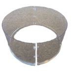 Poedertrechter opzetstuk kunststof set