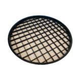 Poedertrechter rooster onder deksel