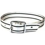 Nylon en Leren Halsband met Gesp (90 cm)
