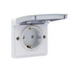 Wandcontactdoos enkel 250VAC/16A